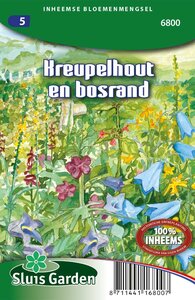 Aan zonnig kreupelhout en bosrand