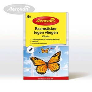BSI Aeroxon raamsticker tegen vliegen