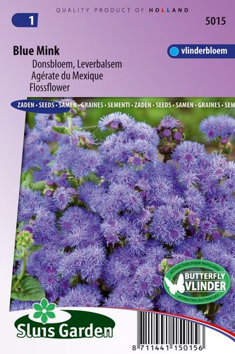 Ageratum Houstonianum zaden Blue Mink