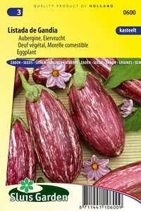 Aubergine zaden Listada de Gandia bestellen