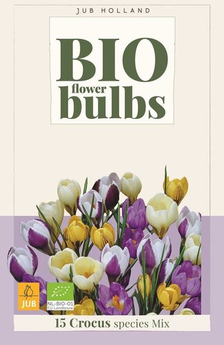 Bio crocus species mix 15 bollen