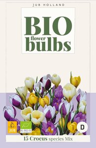 Bio crocus species mix 15 bollen