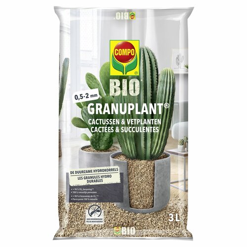 Compo bio granuplant cactus & vetplanten 3 liter - afbeelding 1