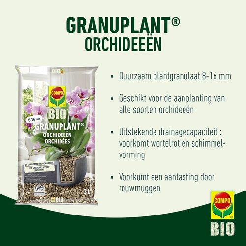 Compo bio granuplant orchidee 3 liter - afbeelding 2