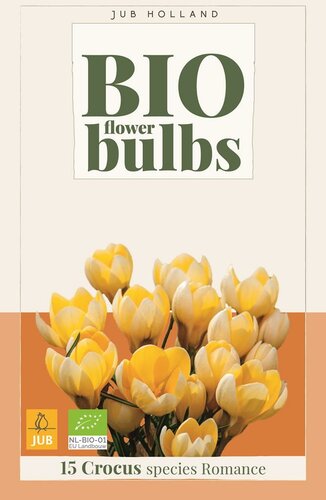 Bio krokus sp. romance 15 bollen - afbeelding 1