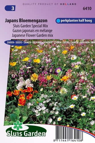 Bloemen zaden Japans Bloemengazon 1-Jarig