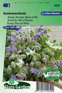 Borage zaden blauw en wit voordelig te bestellen