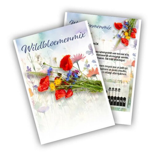 Cadeau premium wildbloemen (100 zakjes)