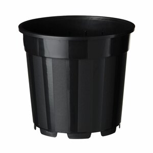 Nature container met afwatering zwart 2.2 liter 4 stuks