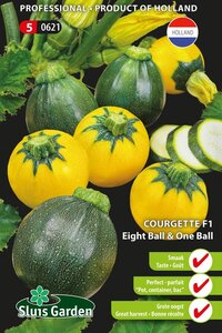Courgette Eight Ball F1 & One Ball F1