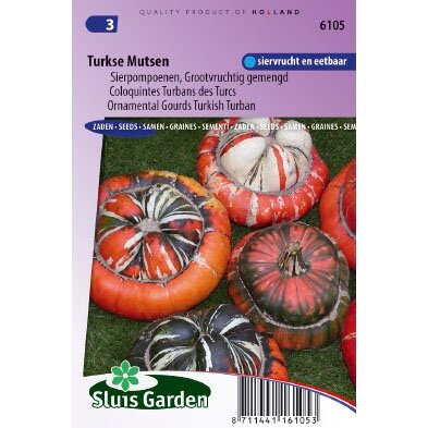 Cucurbita Maxima zaden Turkse Mutsen mix