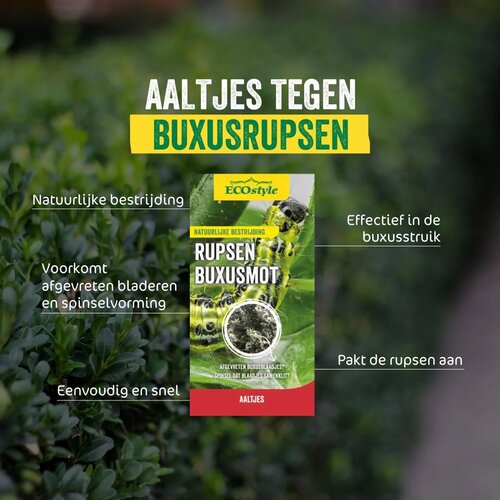 Ecostyle Aaltjes tegen rupsen van de buxusmot 20 m² - afbeelding 3