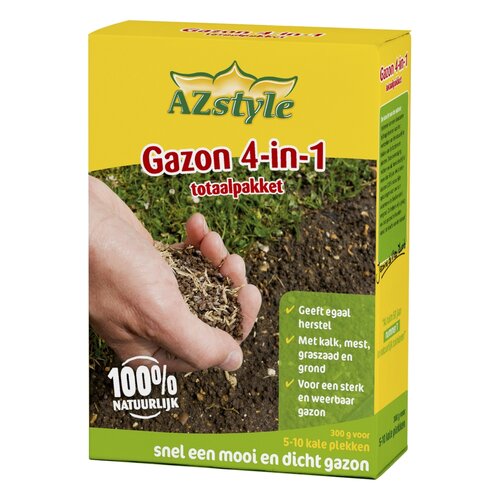 Ecostyle AZstyle gazon 4-in-1 totaalpakket 300 gram - afbeelding 1