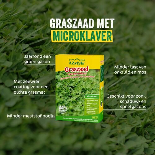 Ecostyle AZstyle Graszaad met microklaver 1 kg - afbeelding 2