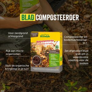 Ecostyle Bladcomposteerder zandgrond 4.5 kg - afbeelding 2