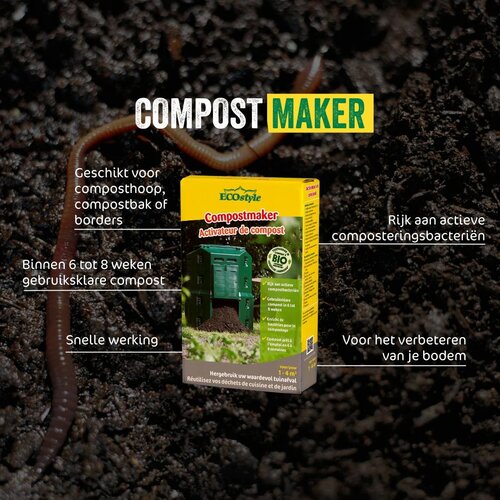 Ecostyle Compostmaker 800 gram - afbeelding 2