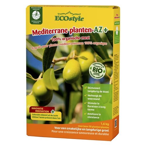 Ecostyle Mediterrane planten-az+ 1.6 kg - afbeelding 1