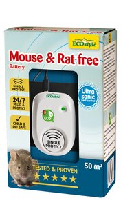 Ecostyle mouse & rat free 50 op batterijen - afbeelding 1