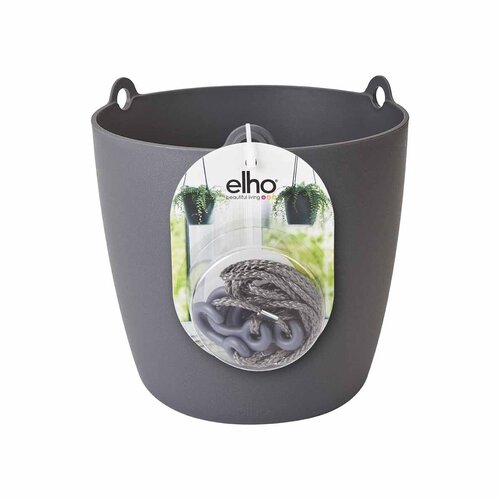 Elho brussels hanging basket antraciet - afbeelding 1