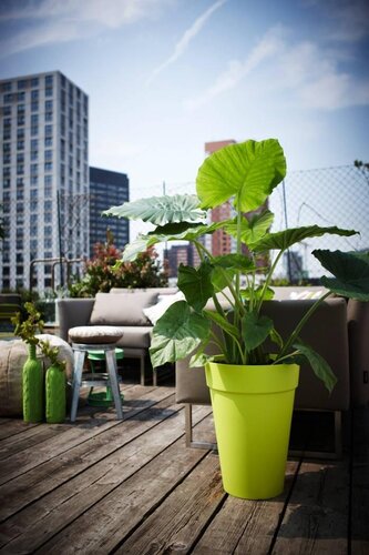 Elho Loft urban round high 42 antraciet - afbeelding 2