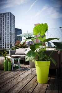 Elho Loft urban round high 42 antraciet - afbeelding 2