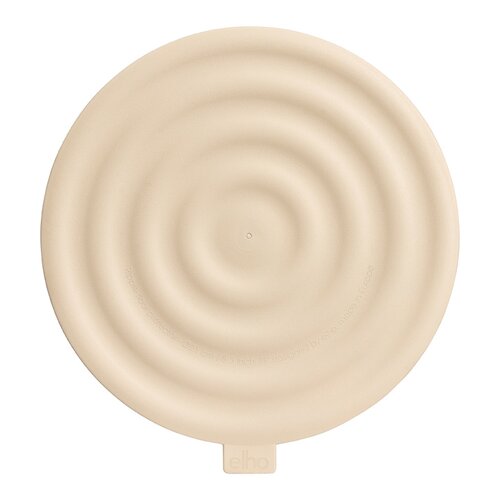 Elho ripple floor protector 25 cm paddenstoel beige - afbeelding 1