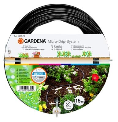 Gardena druppelbuis 4.6mm 15 meter