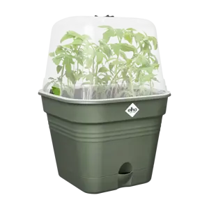 Elho green basics growpot square all-in-1 leaf green 30 - afbeelding 3