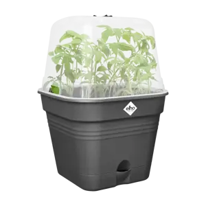 Elho green basics growpot square all-in-1 living black 30 - afbeelding 3