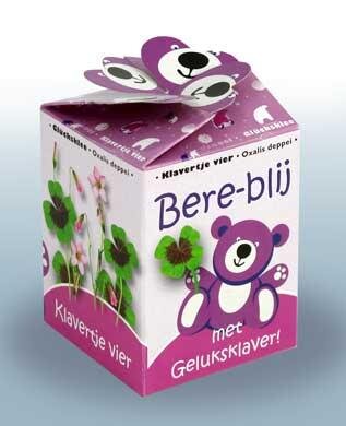 Greengift happy bear roze