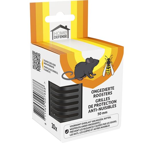 Home defense stootvoegrooster 50 mm 10 stuks - afbeelding 1