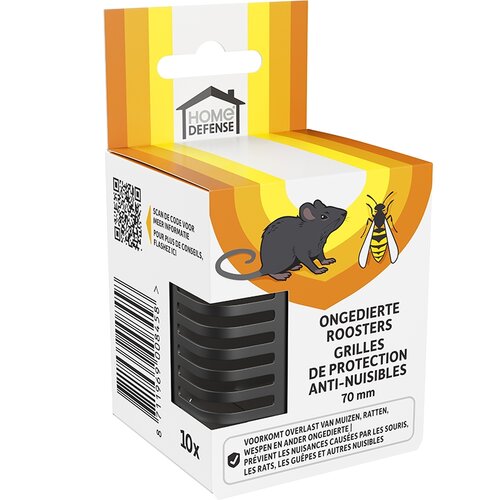 Home defense stootvoegrooster 70 mm 10 stuks - afbeelding 1