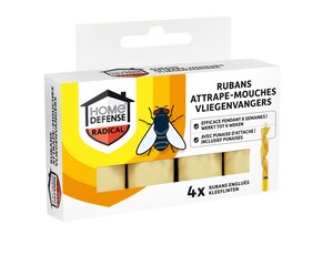 Home defense vliegenvangers kleeflinten 4 stuks