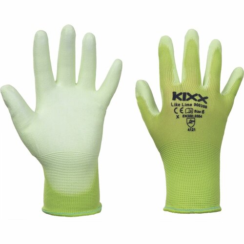 Kixx handschoen like lime maat 10 - afbeelding 1