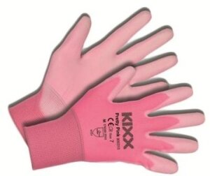 Kixx handschoen pretty pink maat 8 - afbeelding 2