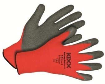 Kixx handschoen rocking red maat 8 - afbeelding 1