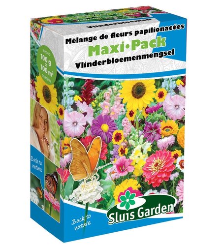 MaxiPack Vlinderbloemen zaden 100 m²