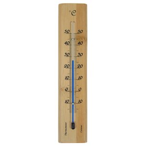 Nature Muurthermometer bamboe