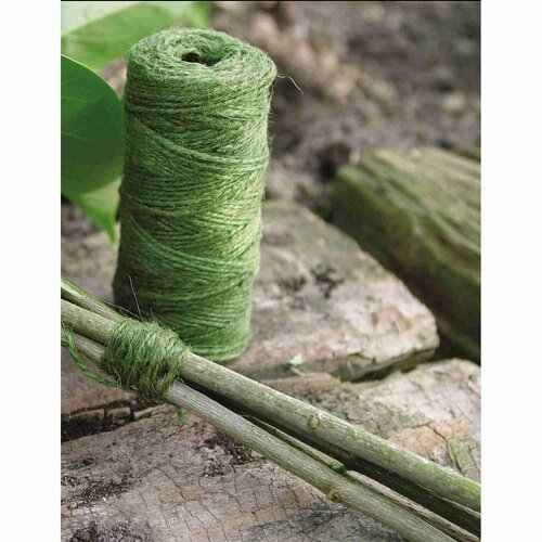 Nature jute touw groen 250 meter - afbeelding 2