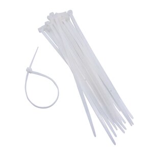 Nature kabelbinders tyraps nylon 15 cm 25 stuks transparant - afbeelding 1