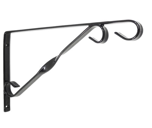 Nature muurhaak antraciet 30 cm