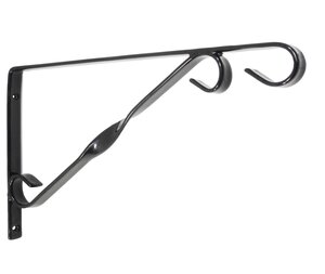 Nature muurhaak antraciet 30 cm