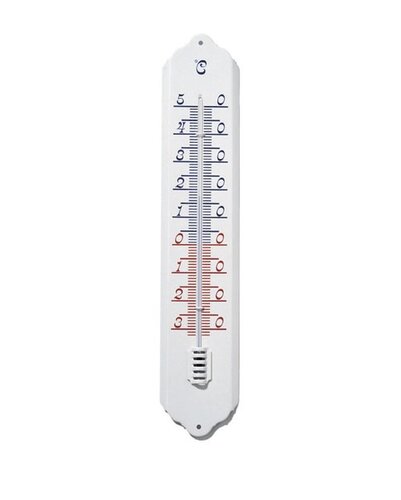 Nature muurthermometer wit - afbeelding 1