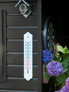 Nature muurthermometer wit - afbeelding 2