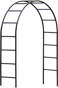 Nature rozenboog 240 cm zwart - afbeelding 1