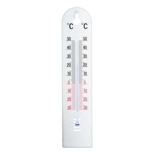 Nature thermometer polystyreen wit - afbeelding 1