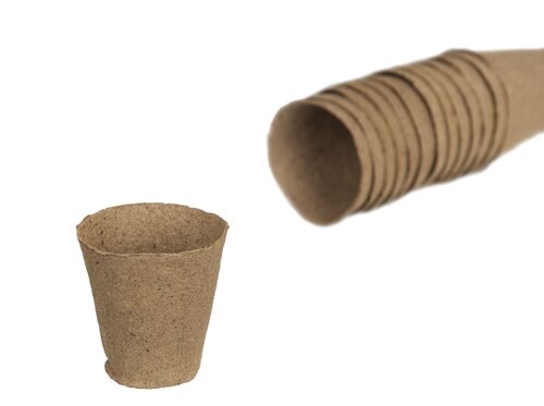 Nature turfpot rond 6 cm multipack 96 stuks - afbeelding 1