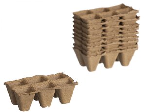 Nature turfpottrays 5x5x5 cm - afbeelding 1