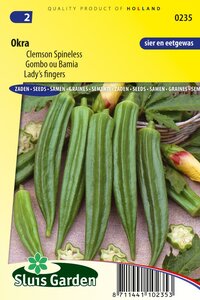 De Okra Clemson Spineless koop je hier gemakkelijk en snel online