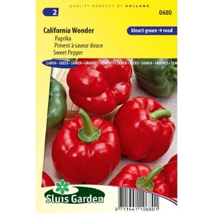 Paprika zaden California Wonder